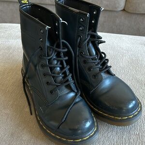 Dr. Martens Black Combat Boots